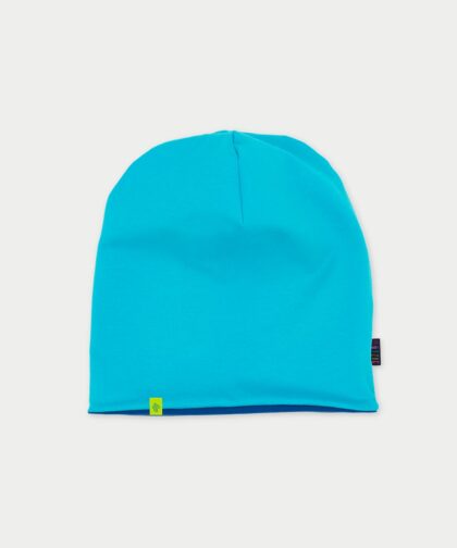 Beanie Mütze - aqua blue & cobalt blue