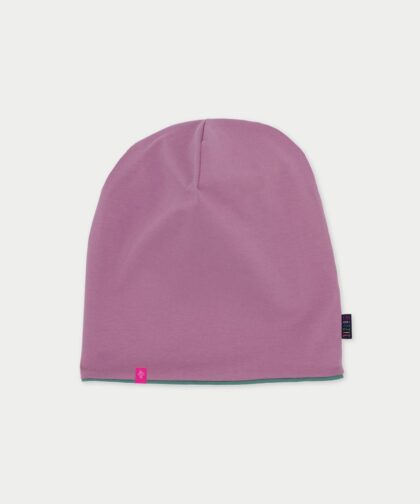 Beanie Mütze - dusty mauve & sea green