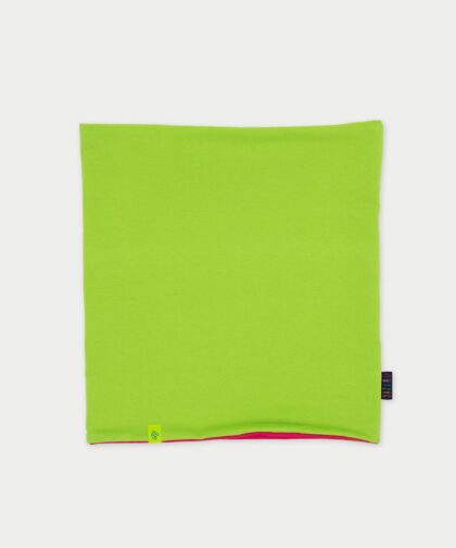 Wende-Loop Schal - lime & hot pink