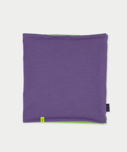 Wende-Loop Schal - provence purple & lime